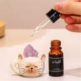  Mô hình mèo mun chậu mini 