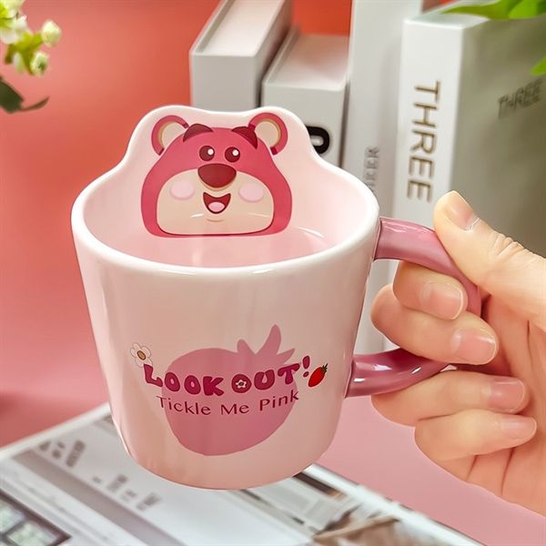  Cốc sứ Lotso ló mặt 300ml 