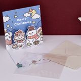  Thiệp dựng 3D bé gái Noel 