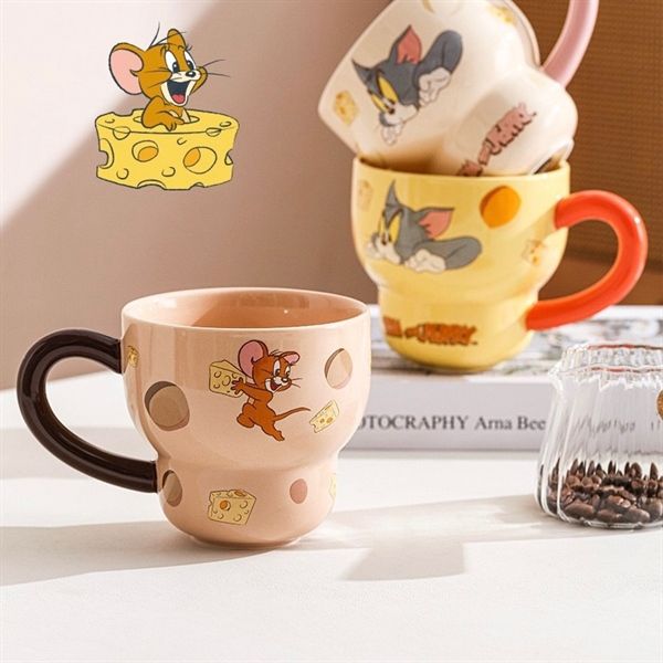  Cốc sứ Tom&Jerry phomai 340ml 
