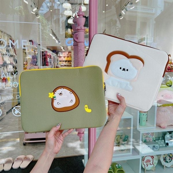  Túi laptop cún bánh gối 