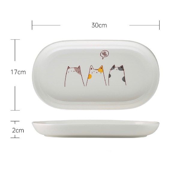  Set bát đĩa vương quốc mèo 