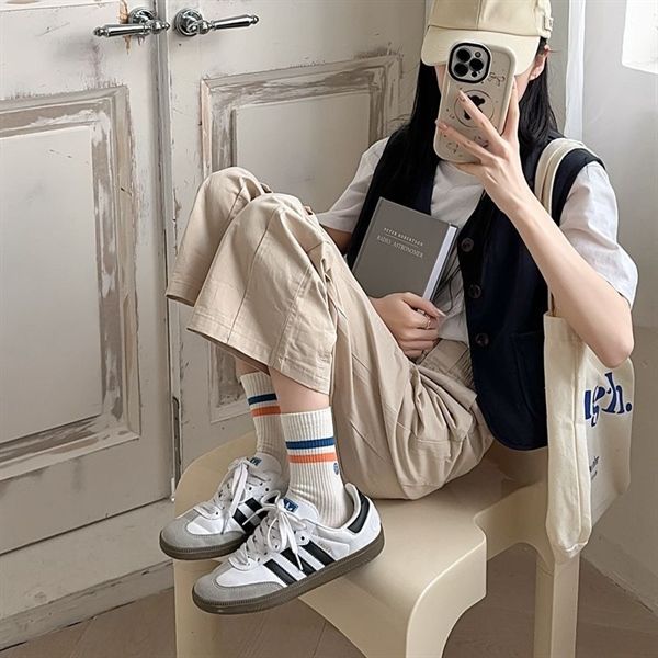  Tất Mekki mặt cười kẻ ngang 