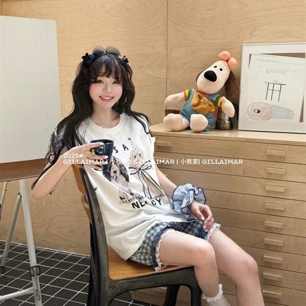  Bộ ngủ Gill Aimar 2 cún nơ New Day 