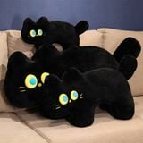 Mèo bông đen uốn cong 