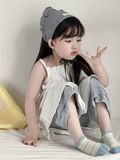  Tất Kid lười kẻ xanh vàng 