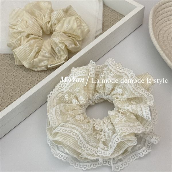  Scrunchies ren hoa viền đăng ten 