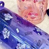  Bình nước Sanrio trong đầu chibi 650ml 