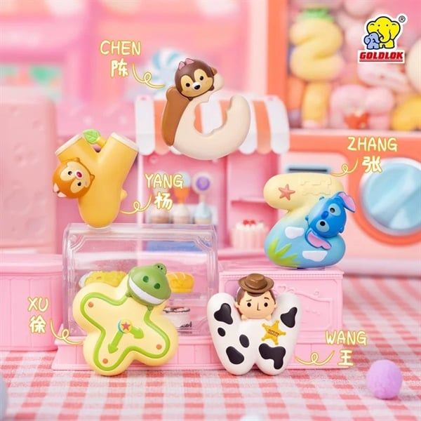  Blind Bag Disney chữ cái nam châm 
