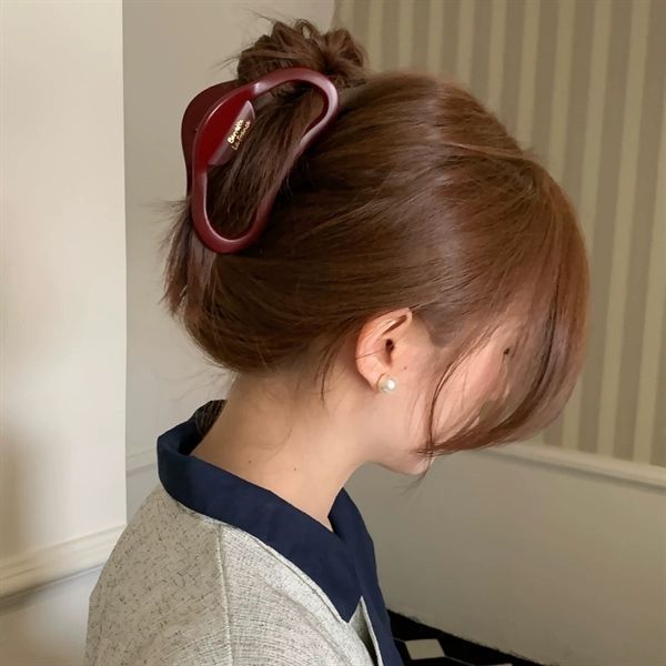 Kẹp càng cua Barrette LaFrance bầu dục uốn 