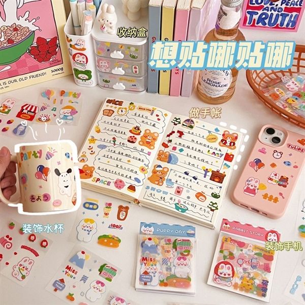  Set Sticker 25 tờ nền trong 