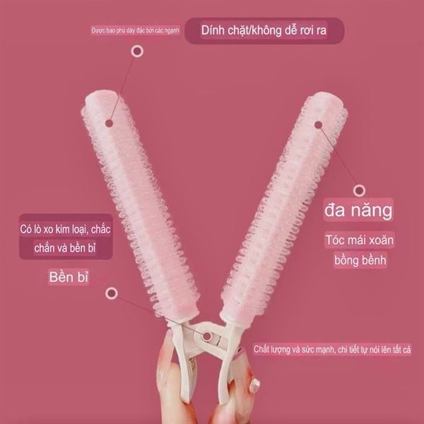  Set 2 lô cuốn + 2 kẹp mỏ vịt 