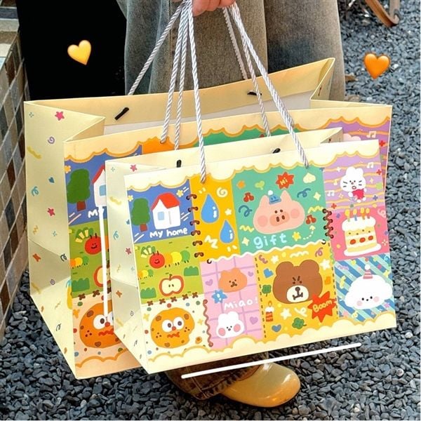  Túi quà mảng chữ nhật màu sắc 