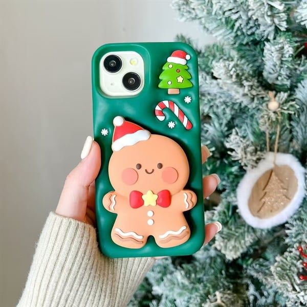  Ốp Giáng Sinh bánh gừng popsocket 