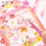  Sticker stylist Simno tủ quần áo cô gái váy xoè 