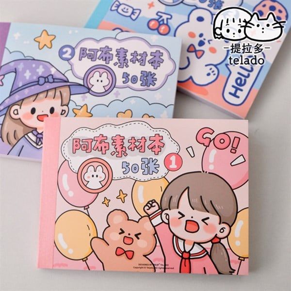  Sổ sticker Telado 15x11cm 50 trang 