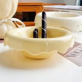  Bát viền chảy kèm thìa 