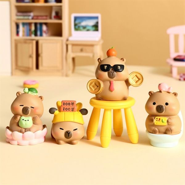  Mô hình Capybara béo tròn 6cm 