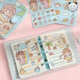  Sổ mini Telado bé gái bãi biển 80 tờ 