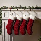  Tất len decor Giáng Sinh 45cm 