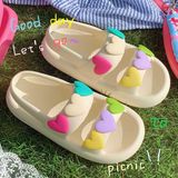  Dép sandal 6 trái tim 