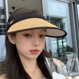  Mũ nửa đầu vành cói 
