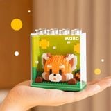  Xếp hình thú hộp kính 9x9cm 