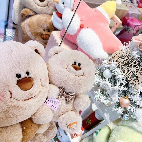  Gấu bông Teddy mặt tròn ngồi 