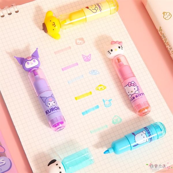  Bút note Sanrio kèm con dấu 