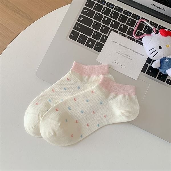  Tất Mian Yuhe lưới mèo hồng 