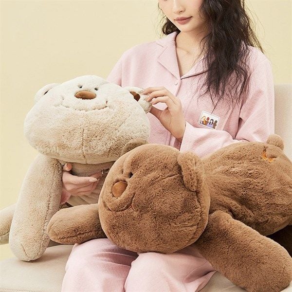  Gấu bông Teddy mặt tròn nằm 