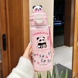  Bình giữ nhiệt gấu trúc hình nhí 600ml 