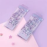  Bộ thước eke 4 món Kuromi 15cm 