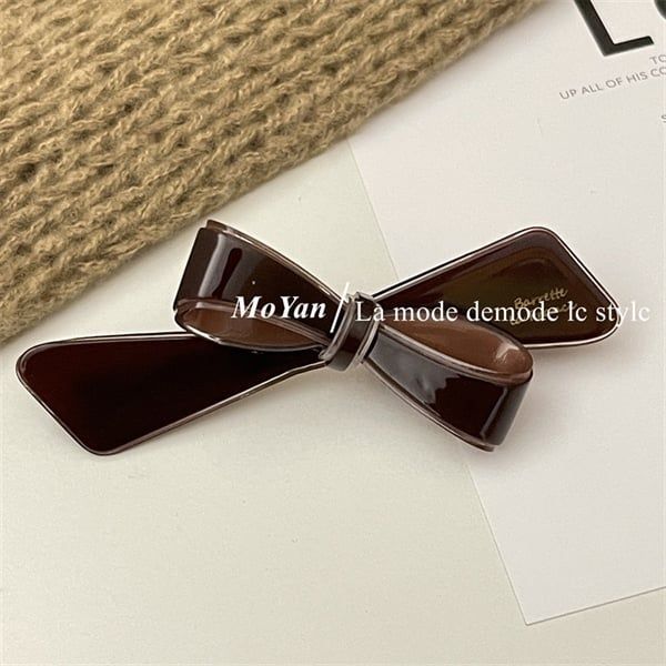  Kẹp bấm nơ chéo Barrette LaFrance 