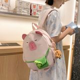  Balo Capybara đeo túi rùa 