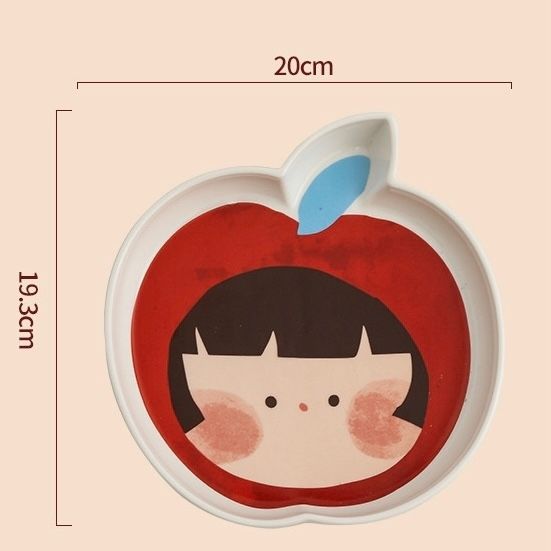 Set bát đĩa bé táo đỏ 