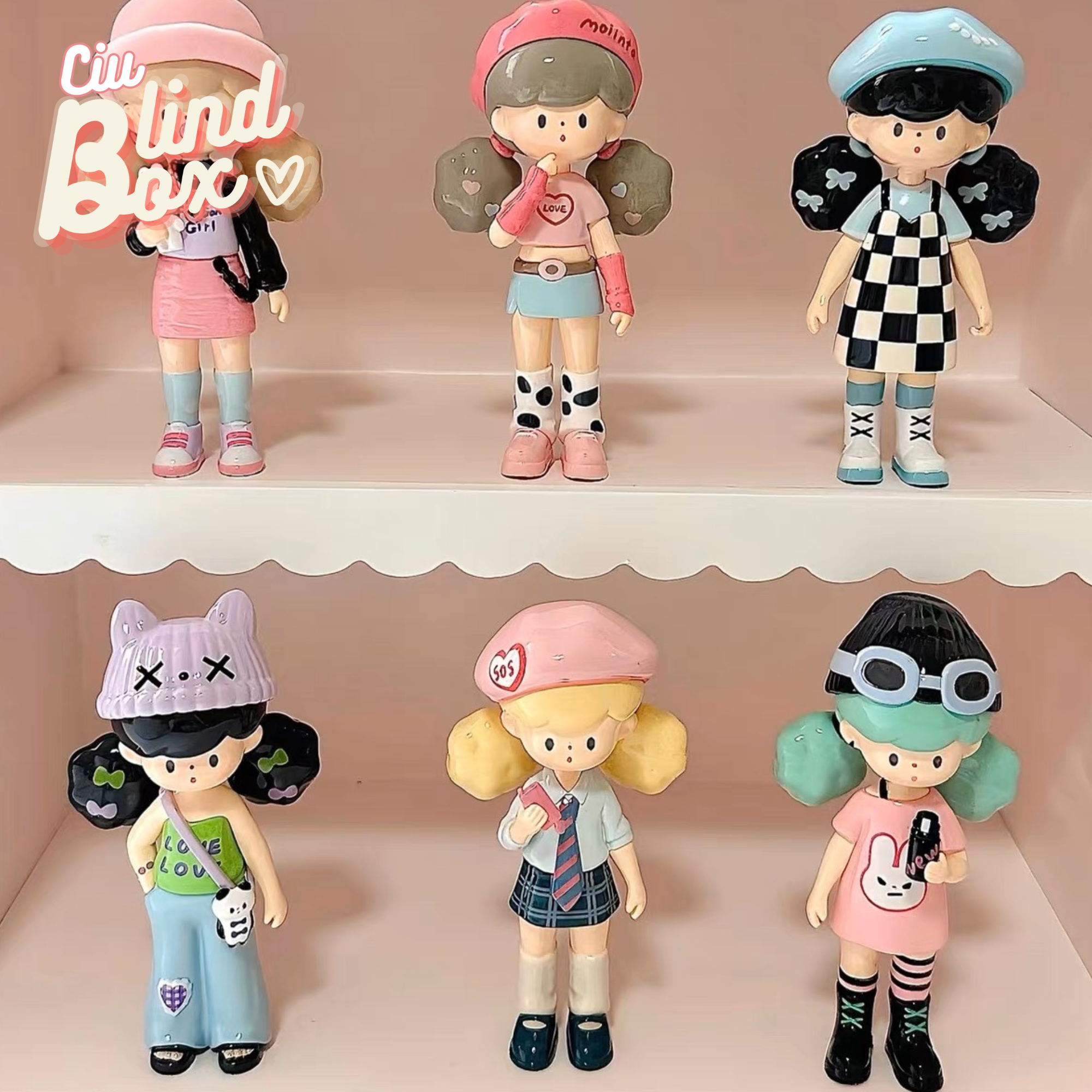  Blind box Molinta Gossip Club 