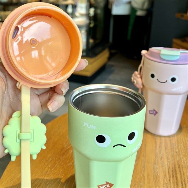  Cốc giữ nhiệt Emoji 400ml 