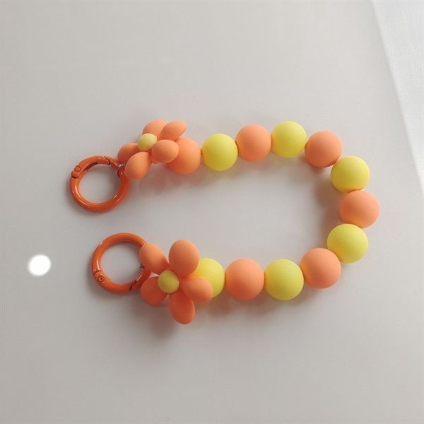  Dây charm móc khoá/điện thoại hoa 2 móc 