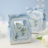  Túi quà gập miệng mini giỏ hoa ruy băng 