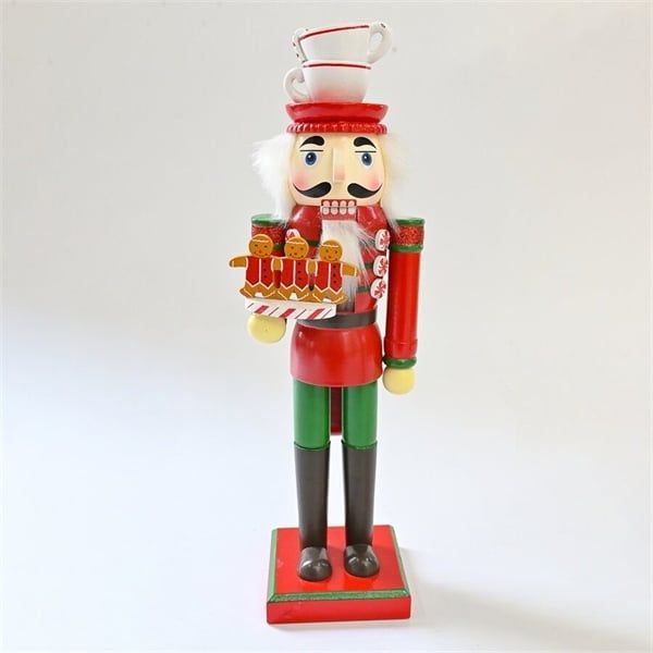  Người gỗ decor Giáng Sinh 35cm 