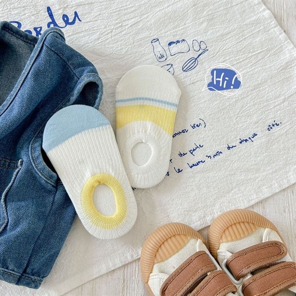  Tất Kid lười kẻ xanh vàng 