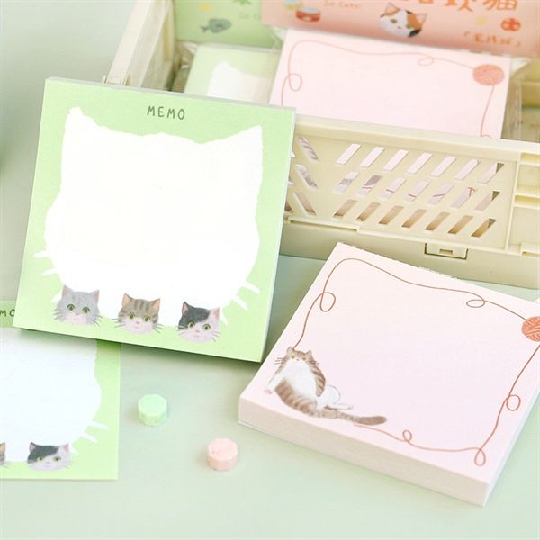  Giấy note Cat Memo 100 tờ 