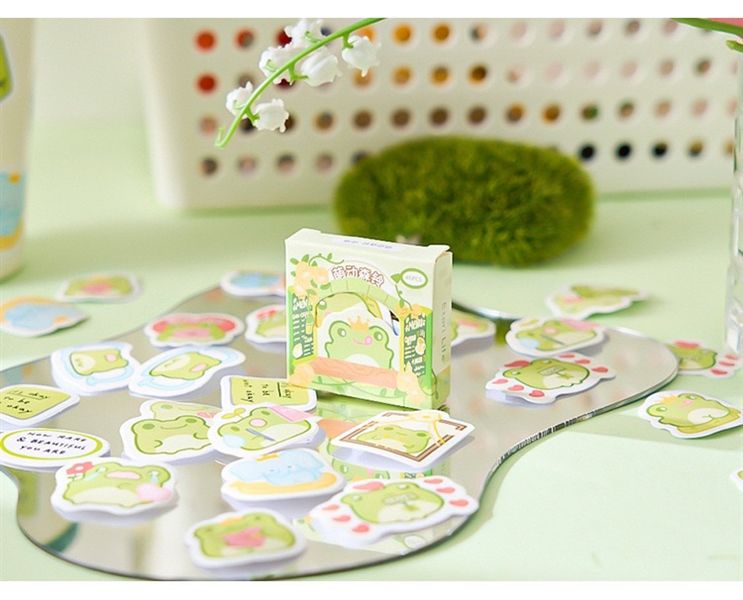  Box sticker mini thú dễ thương 