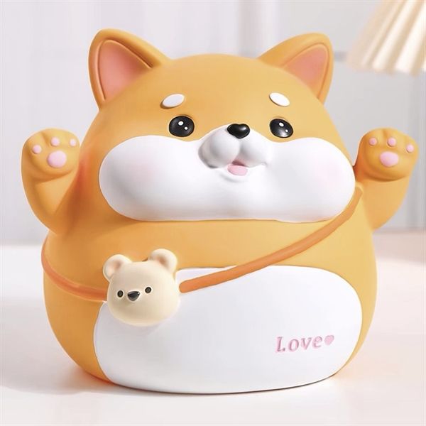  Ống tiết kiệm Shiba túi gấu 20x18cm 