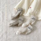  Tất Kid mặt lưới gấu chữ nơ 