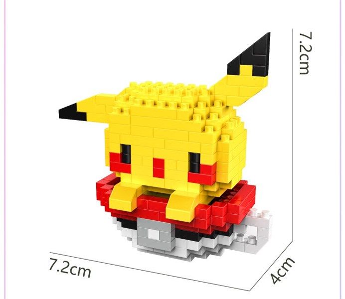  Xếp hình pikachu cốc mini 