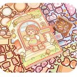  Box sổ + background ghép hình DIY Small Mochi + dụng cụ 