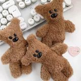  Móc khoá bông gấu nâu Teddy 