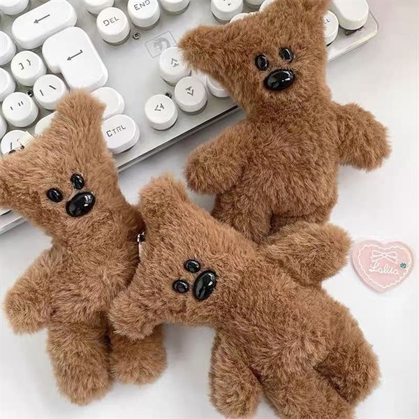  Móc khoá bông gấu nâu Teddy 
